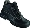A black work boot is shown against a white background. Produktbild-Vorschau
