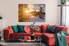 MuchoWow® Poster Eine Winterlandschaft bei Sonnenuntergang Produktbild-Vorschau 2