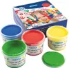 4 Fingermalfarben / Fingerfarben Set / 4x 100ml rot, blau, Produktbild-Vorschau 6