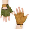 Autofahrer Handschuhe Retro Vintage Leder Fingerlose Produktbild-Vorschau 3