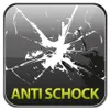 A graphic illustration of a cracked screen with the text "ANTI SCHOCK" below it. Produktbild-Vorschau