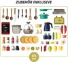 Spielküche Kinderküche mit Küchenzubehör, Licht, Spray, Produktbild-Vorschau 4
