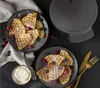 Gaufrier pour 5 gaufres fines en forme de cœur Ø20cm Cœur Voir les images du produit 11