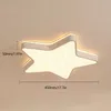 A star-shaped ceiling light fixture mounted on a ceiling. Produktbild-Vorschau