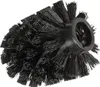 A close-up studio shot of a black toilet brush head. Anteprima dell’immagine prodotto