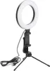 A ring light with a tripod and phone holder is shown against a white background. Produktbild-Vorschau