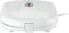 A white waffle maker is shown from a front-facing, slightly elevated angle against a white background. Produktbild-Vorschau