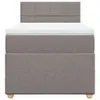 Boxspringbett mit Matratze Taupe 90x200 cm Stoff Produktbild-Vorschau 6