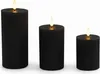 Świeczki LED Relaxdays, zestaw 3 sztuk, 3 rozmiary, Podgląd zdjęcia produktu 1