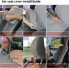 2dílná sada potahů na autosedačky, chránič předních Náhled obrázku produktu 8