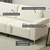 HOMCOM 3-Sitzer Sofa, Couch mit Armlehnen, Rückenkissen, Produktbild-Vorschau 5