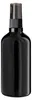5x Schwarze Glasflasche 100 ml mit schwarzer Pumpe Produktbild-Vorschau 4