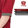 Klassische Wikinger Tunika rot "Arvid" mit Knotenmuster, Produktbild-Vorschau 3