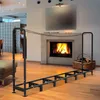 Kaminholzregal Brennholzregal Aussen, 235x31.5x116cm Metall Produktbild-Vorschau 3