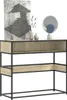 vidaXL Konsolentisch Sonoma-Eiche 90x35x80 cm Holzwerkstoff Produktbild-Vorschau 2