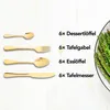 Infinity Goods Infinity Goods Bestekset - Goud - 24-Delig - Produktbild-Vorschau 6