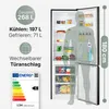 Bomann Kühl-Gefrierkombination KG 7353, Leise, Türanschlag Produktbild-Vorschau 2