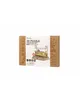 A 3D wooden puzzle kit for a train station with cherry blossoms. Produktbild-Vorschau