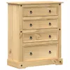 vidaXL Komoda  92x48x114 cm z masívneho borovicového dreva Náhľad obrázku produktu 1
