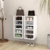 vidaXL Armoires à chaussures 2 pcs. Blanc 31,5x35x70 cm Voir les images du produit 2