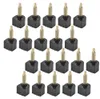10 párů černých hrotů 12 x 12 mm jako náhrada za podpatky Náhled obrázku produktu 1