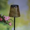 LED Solar Gartenleuchten Blumenmuster - Gartenstecker - H: Produktbild-Vorschau 4