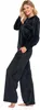 Damen-Pyjama Aus Samt, Komfortables Lounge-Set Mit Produktbild-Vorschau 6