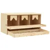 vidaXL Nid de poule 3 compartiments 72 x 33 x 38 cm Pin Voir les images du produit 14