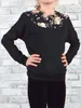 KMISSO Mädchen Pullover mit Motiv Schwarz 122 Produktbild-Vorschau 4