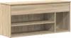 vidaXL Schuhbank Sonoma-Eiche 102x30,5x45 cm Holzwerkstoff Produktbild-Vorschau 1