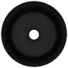 vidaXL Lavabo de luxe Rond Mat Noir 40x15 cm Céramique Voir les images du produit 7