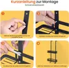 Goliving Duschregal ohne Bohren – 74x35cm – Hängend – Produktbild-Vorschau 4