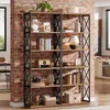 Libreria in stile industriale Tribesigns, altezza 178 cm, 6 Anteprima dell’immagine prodotto 7