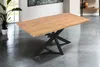 Esstisch 160x85 cm Baumkante Holz Wildeiche-Optik Produktbild-Vorschau 1