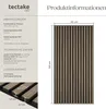 tectake® Akustikpaneele Sonic Wall Holzoptik in Eiche Produktbild-Vorschau 5