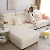 (Beige, Chaiselongue) Couchkissenbezüge für Schnittsofas, Produktbild-Vorschau 6