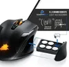 A close-up of a gaming mouse with a diagram illustrating its adjustable weights. Produktbild-Vorschau