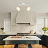 ZMH faretto da soffitto bianco vintage 2 fiamme faretto Anteprima dell’immagine prodotto 4