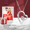 Rose éternelle rouge 925 argent Collier boîte cadeau Voir les images du produit 5