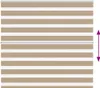 vidaXL Doppelrollo Sandbraun 160x150 cm Stoffbreite 155,9 Produktbild-Vorschau 4