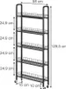 Mobilní podstavec Vicco Rolivo Černá 58 x 15 cm s 5 Náhled obrázku produktu 2