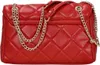 Elegante Rote Damentasche: Schultergurt, Kontrastdetails, Produktbild-Vorschau 7