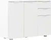 vidaXL Kredens biały wysoki połysk 107 x 35 x 76 cm Podgląd zdjęcia produktu 1