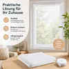 Fliegengitter Fenster 100 x 130 cm Weiß mit Klettband Produktbild-Vorschau 7