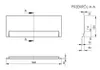 Badewanne MODERN BLACK&WHITE 140x70 mit Füßen, Siphon und Produktbild-Vorschau 4
