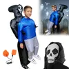 Opblaasbaar skelettenkostuum voor volwassenen, Halloween. Productafbeelding-voorbeeld 13