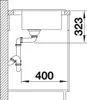 Blanco Palona 6 - Keramický drez, 615x510 mm, InFino, Náhľad obrázku produktu 9