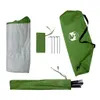 vidaXL Tente d'organisation de camping 9 compartiments Vert Voir les images du produit 11