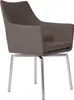 KAWOLA Stuhl Cali Sessel Microfaser Esszimmerstuhl taupe Produktbild-Vorschau 7