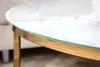 Élégante table basse BOUTIQUE 80 cm, blanche, ronde, en Voir les images du produit 5
